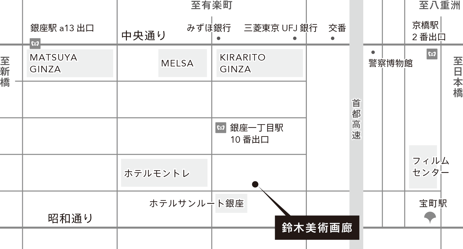 鈴木美術画廊map